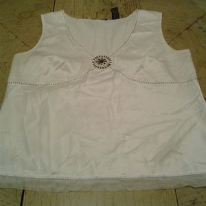 Beautiful Ivory Embellished Blouse